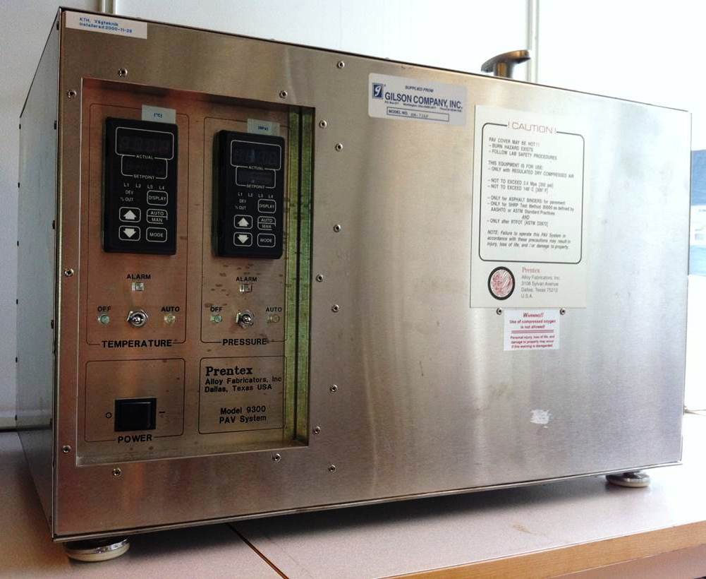 Picture of Pressure Aging Vessel, PAV 